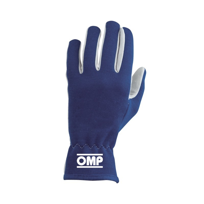 OMP Racing Rally Gloves Blue - Size M