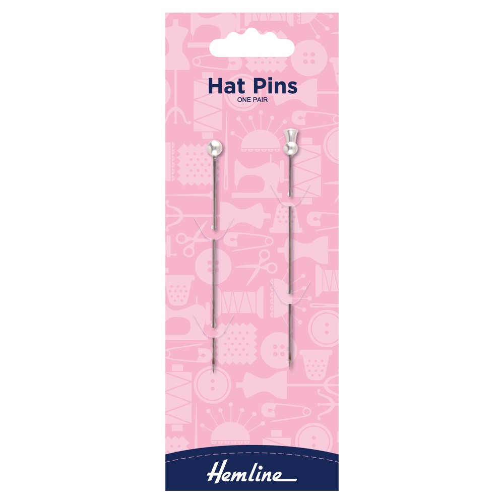 Hemline Hat Ball & Thistle Pins