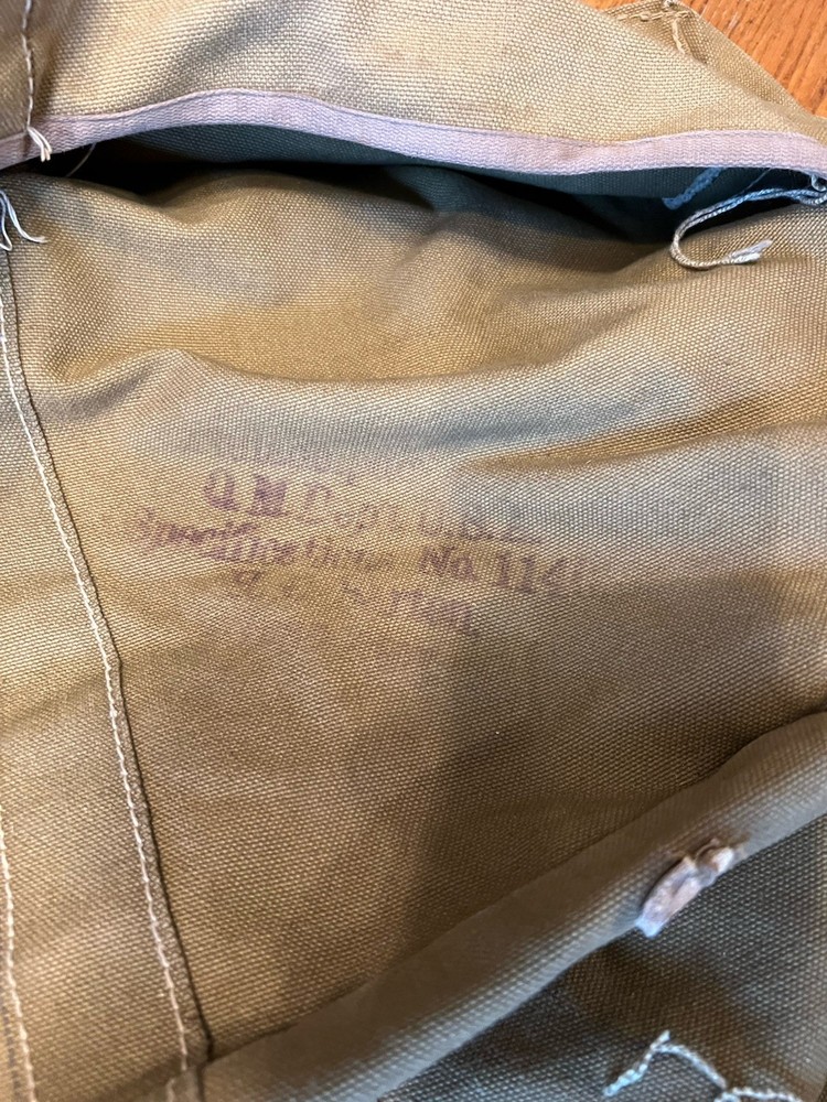 WW1 Unit Marked Canvas Squad Bag