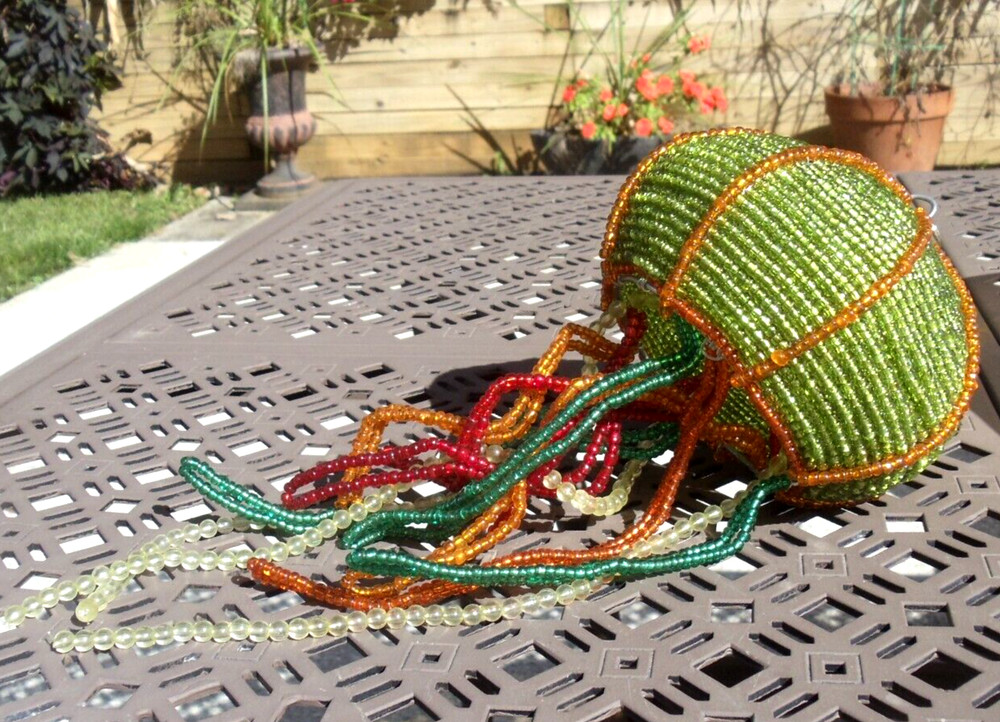 Beaded sea: Jellyfish