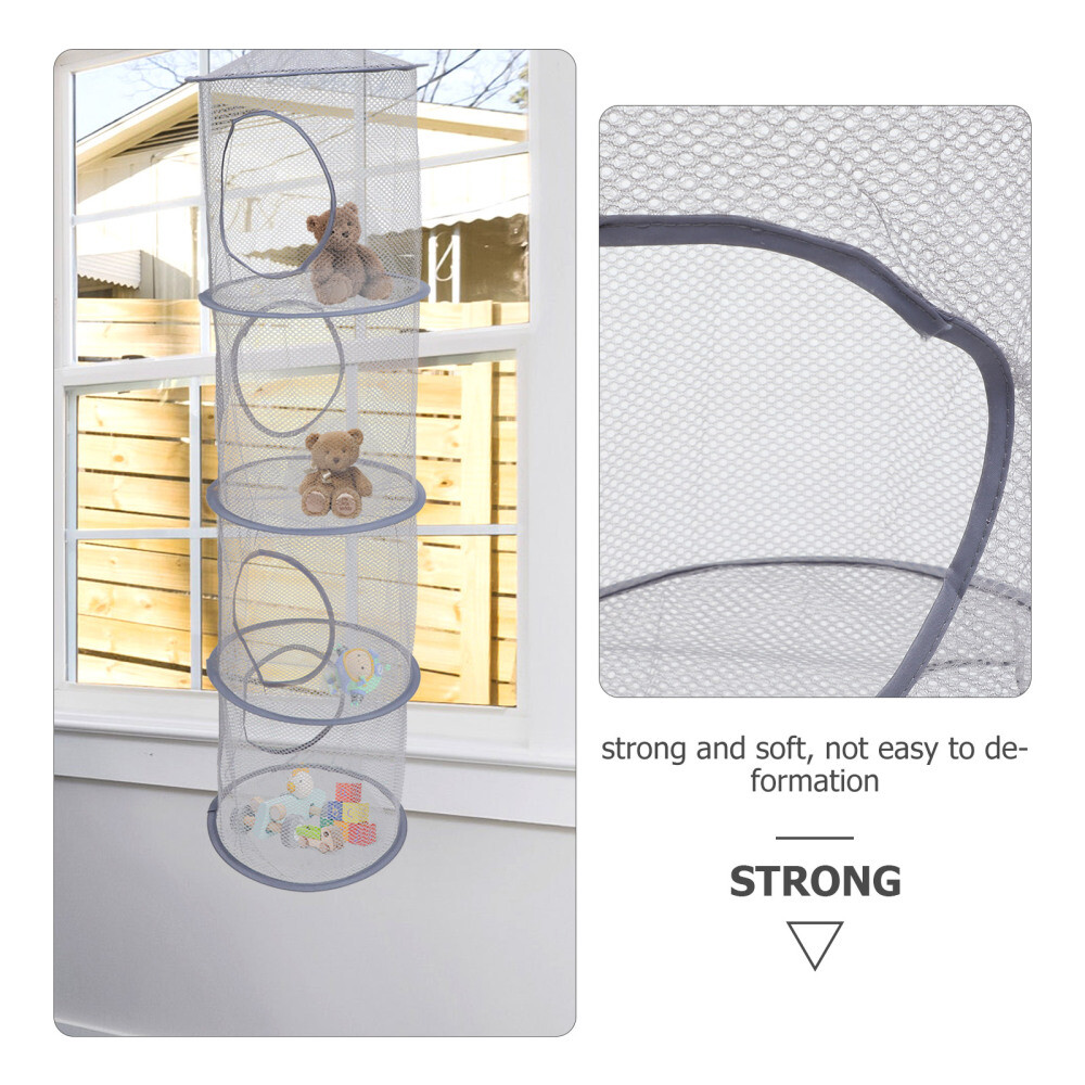 2pcs Foldable Fish Drying Net Folding Hanging Mesh Dryer Foldable 4-compartment