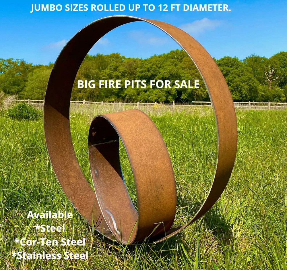 Fire Pit Campfire Ring  72" Diameter x 12" Deep Extra Large