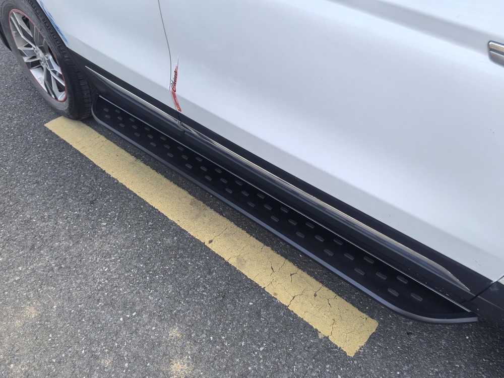 2Pcs Fixed Running Boards Side Step for Q7 2006-2015 with Brackets