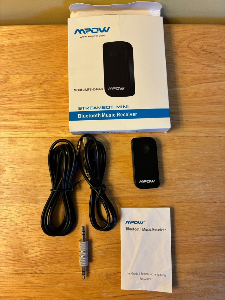 MPOW STREAMBOT MINI Bluetooth Music Receiver Model: MPBH044AB