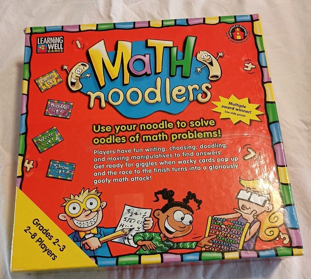 Math Noodlers Math Games Learning Well Games Grades 2-3 Math Skills