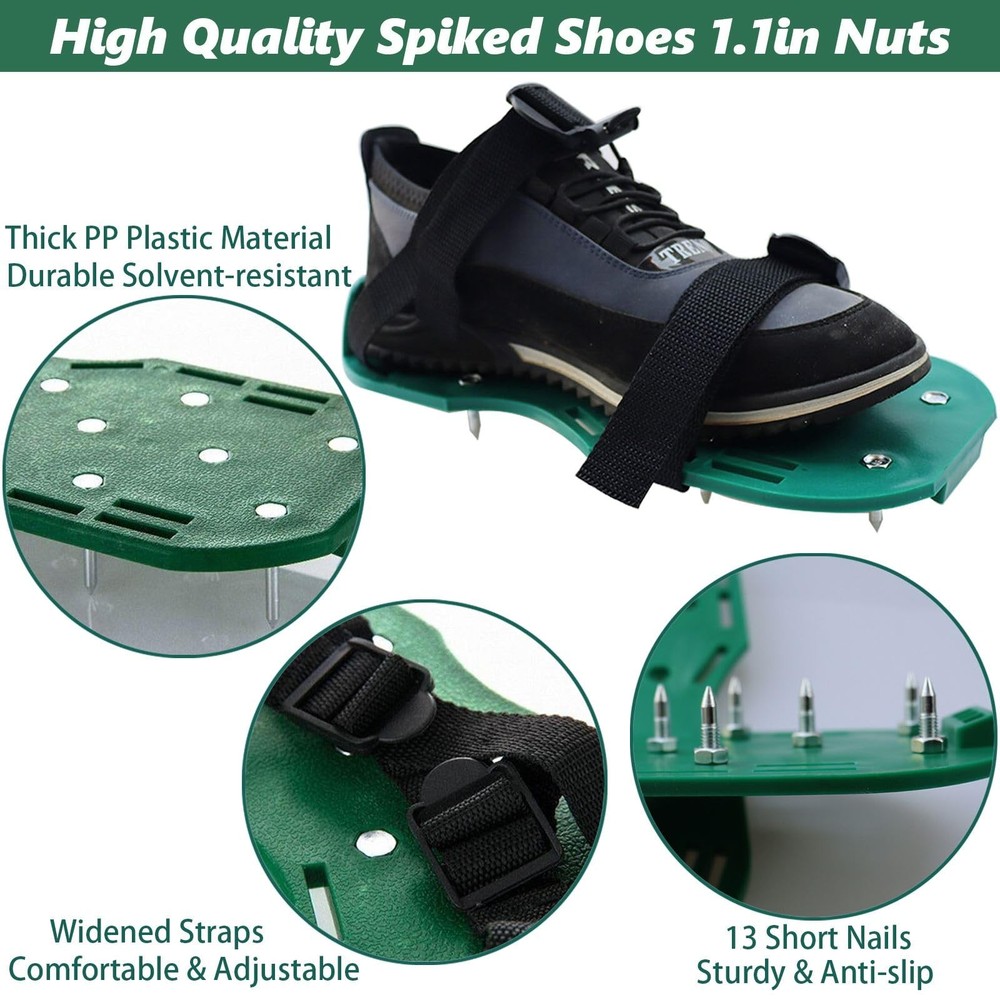 9 Inch Screed Spiked Roller Self Leveling Concrete Roller Epoxy Roller Spike ...