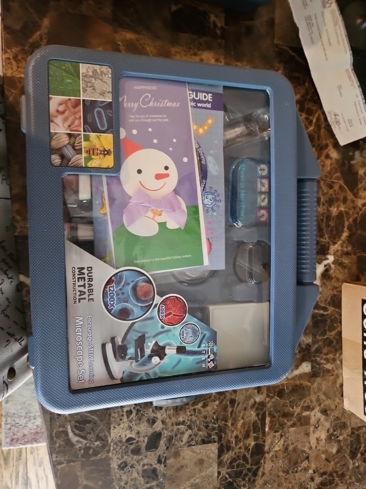 Microscope Accessories Kit 1200X 28 pcs/Set Biological Microscope Microscope...