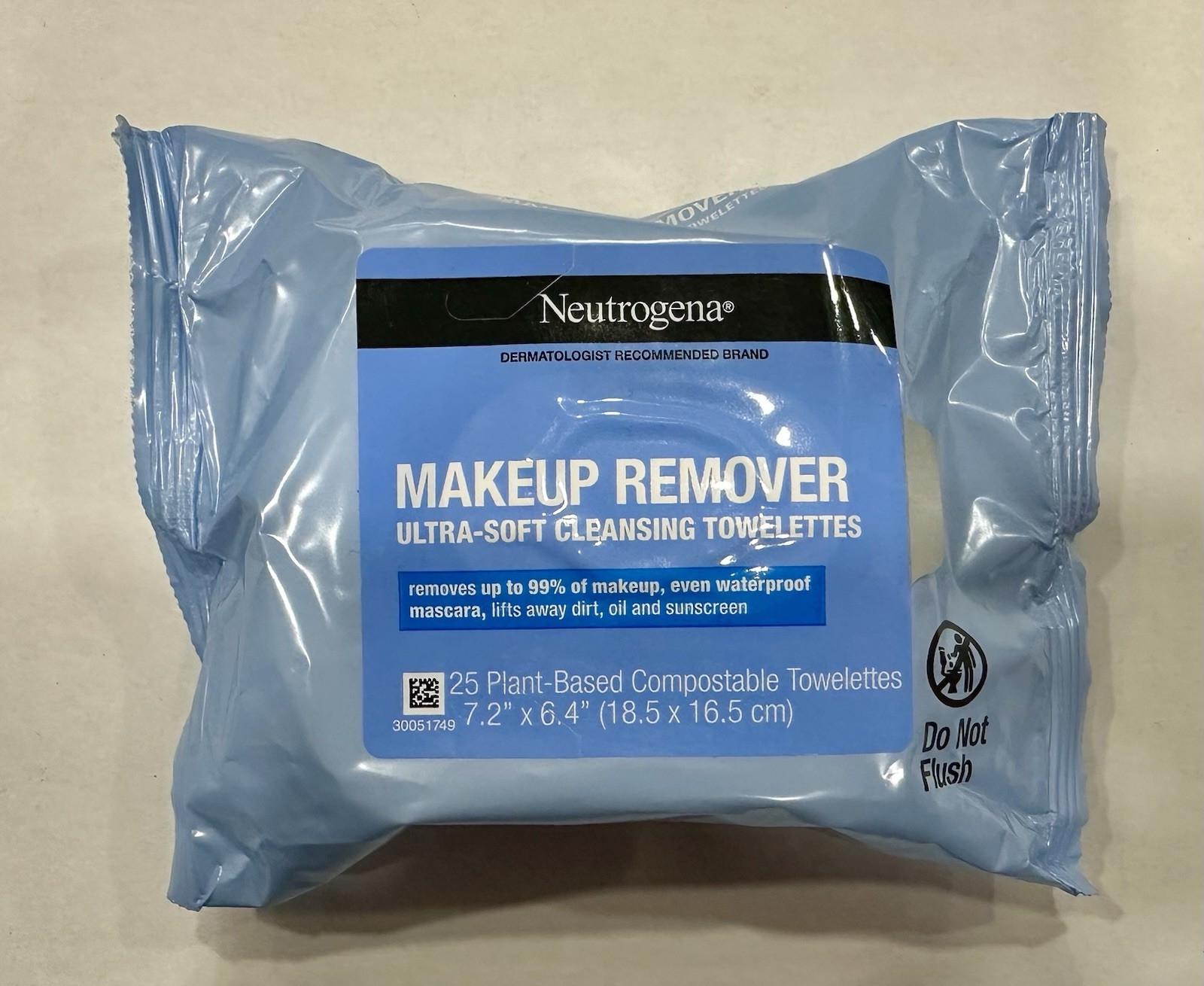 Pack Of (5) - Neutrogena Make-Up Remover Cleansing Towelettes 25pcs Per Pack