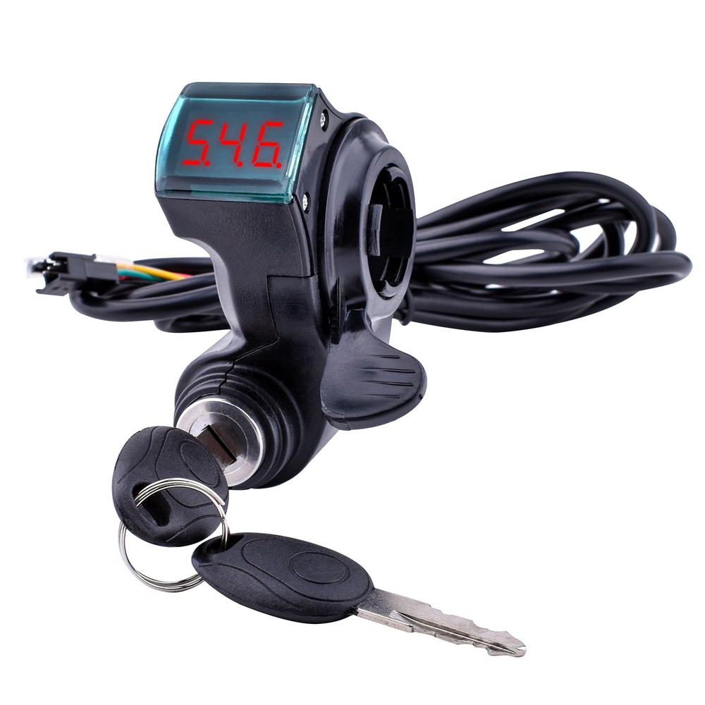 Chokayaky Universal Ebike Throttle with Display elock + throttle + display