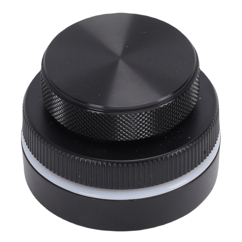2-Customizable Knob With RGB Light For Volume Control Black