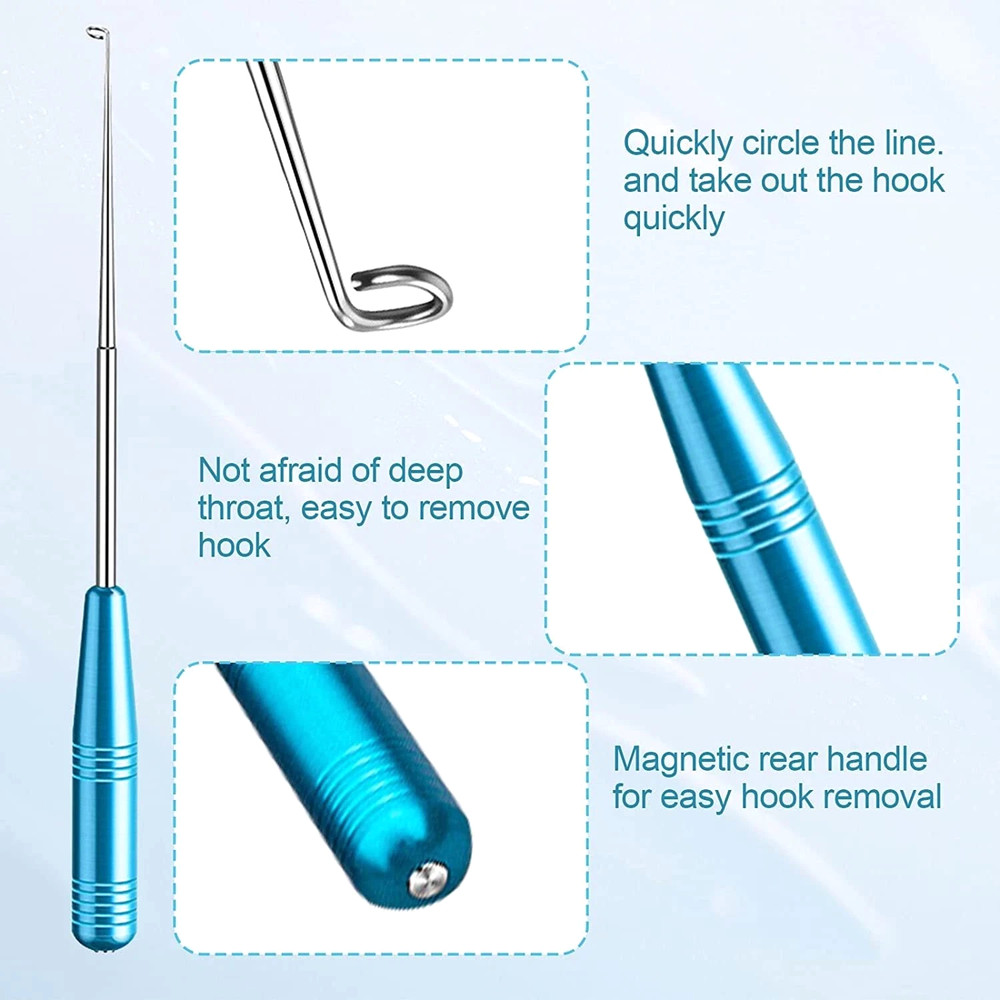 4PCS Fish Hook Quick Release Device Fishhook Detacher Remover Safety Extractor