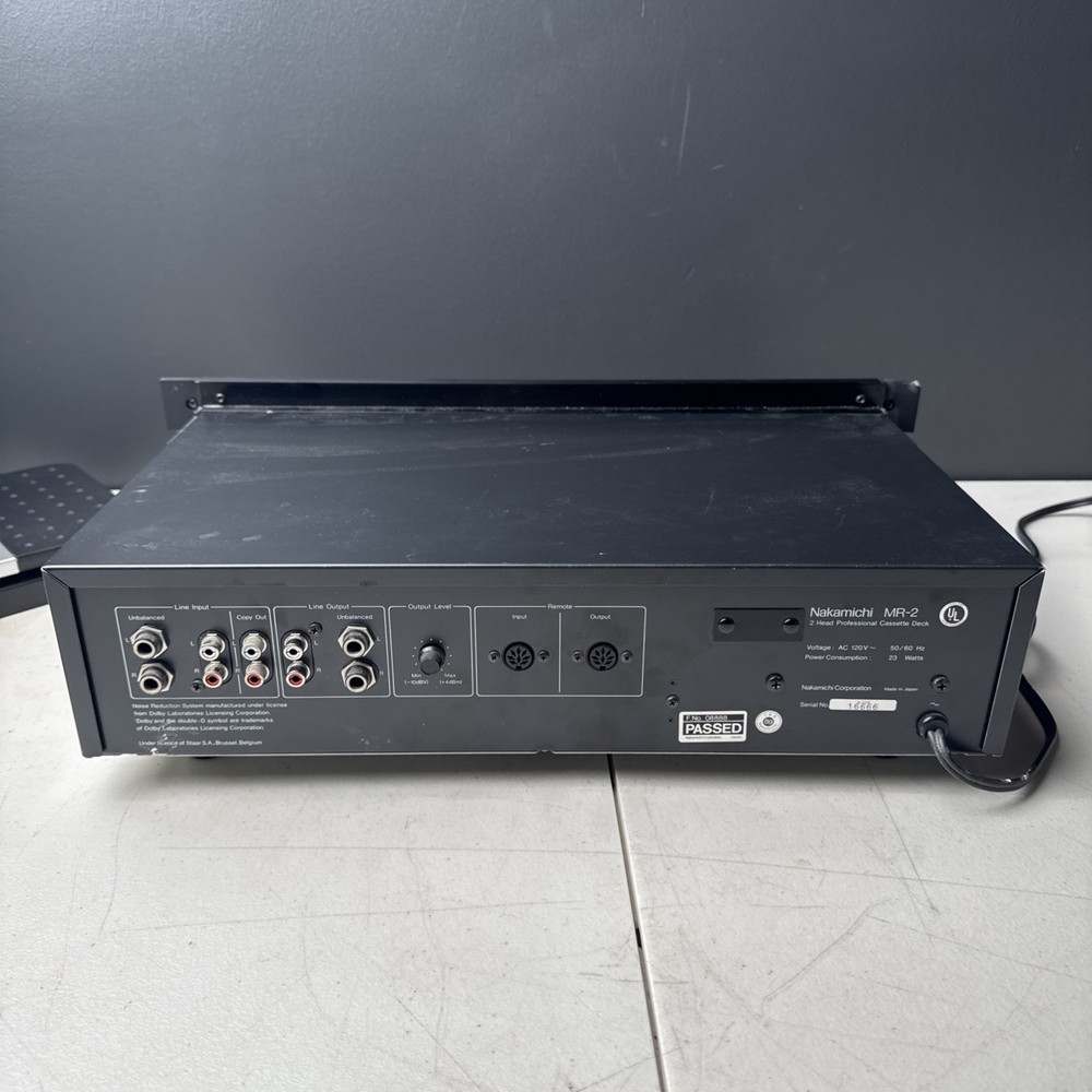 Nakamichi MR-2 Two Head Professional Cassette Deck Partially Working