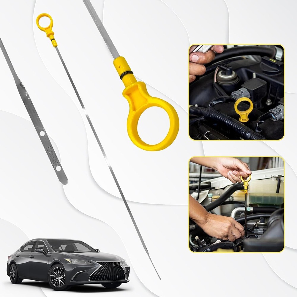 Engine Oil Dipstick Replacement CJ5Z-6750-A for Checking Oil Compatible with For