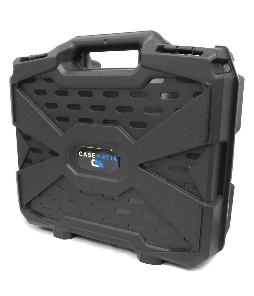 CASEMATIX Wireless Microphone Case – Holds 12 Mics, Transmitters & Accessories