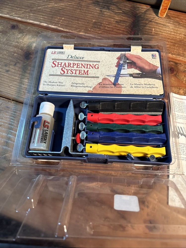 Lansky Professional Sharpening System Kit, + Clamp, + Diamond stone!