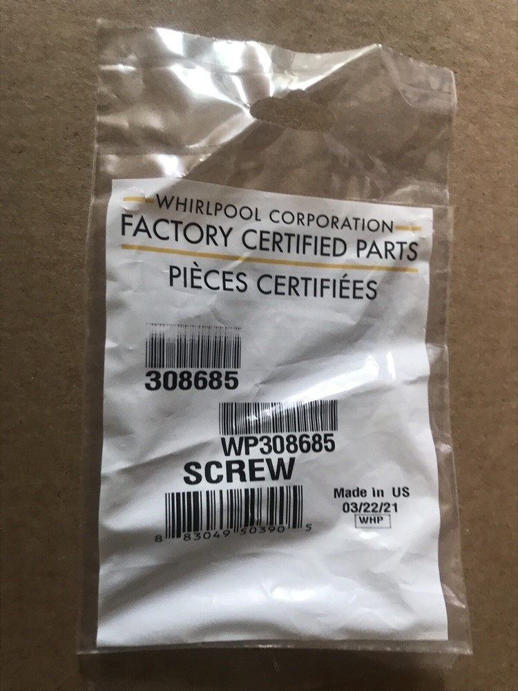 W10191952 Whirlpool Screw