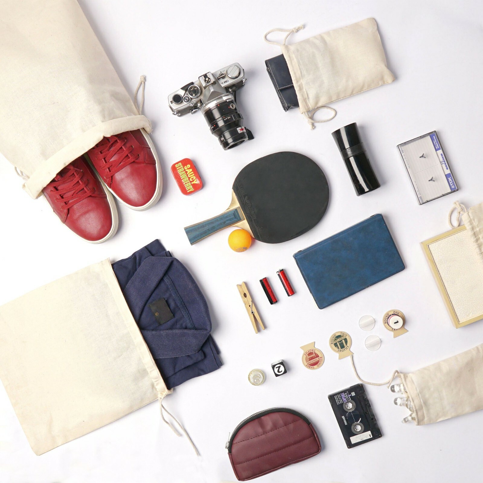 Biglotbags - 4 x 6 Inches Premium 100% Cotton Double Drawstring Bags. Qty: 300