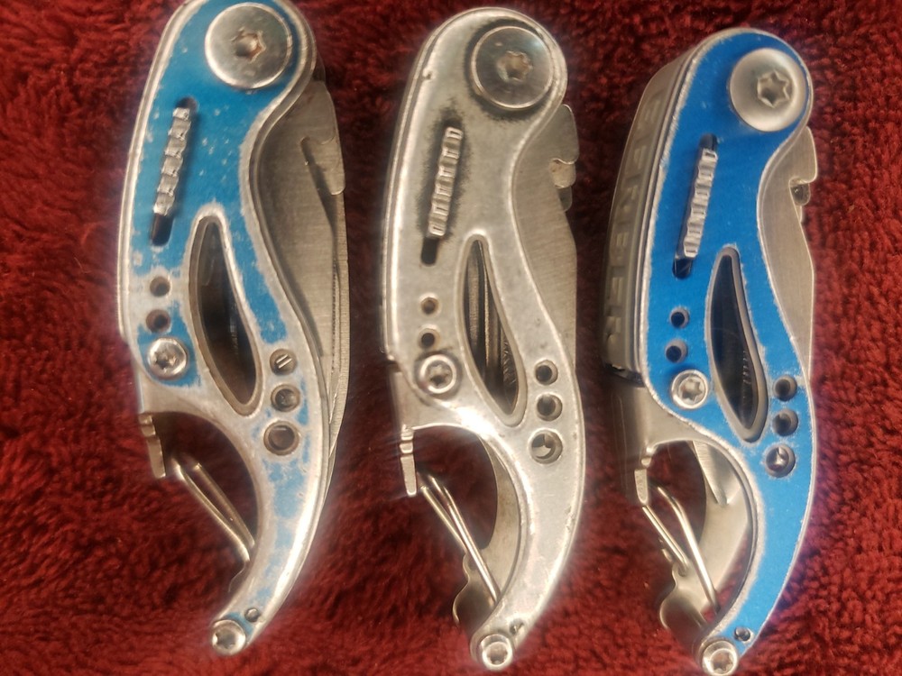 🔪 Lot 3 Gerber Multi Tool Curve multiplier 2 Blue 1 Silver