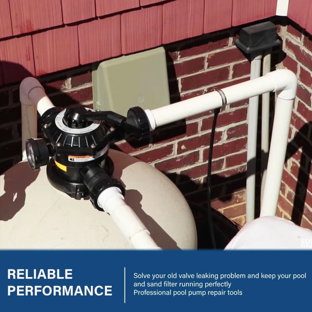 FOR 262506 1-1/2-Inch 6-Way Clamp Style Valve Replacement Pool and Spa Sand