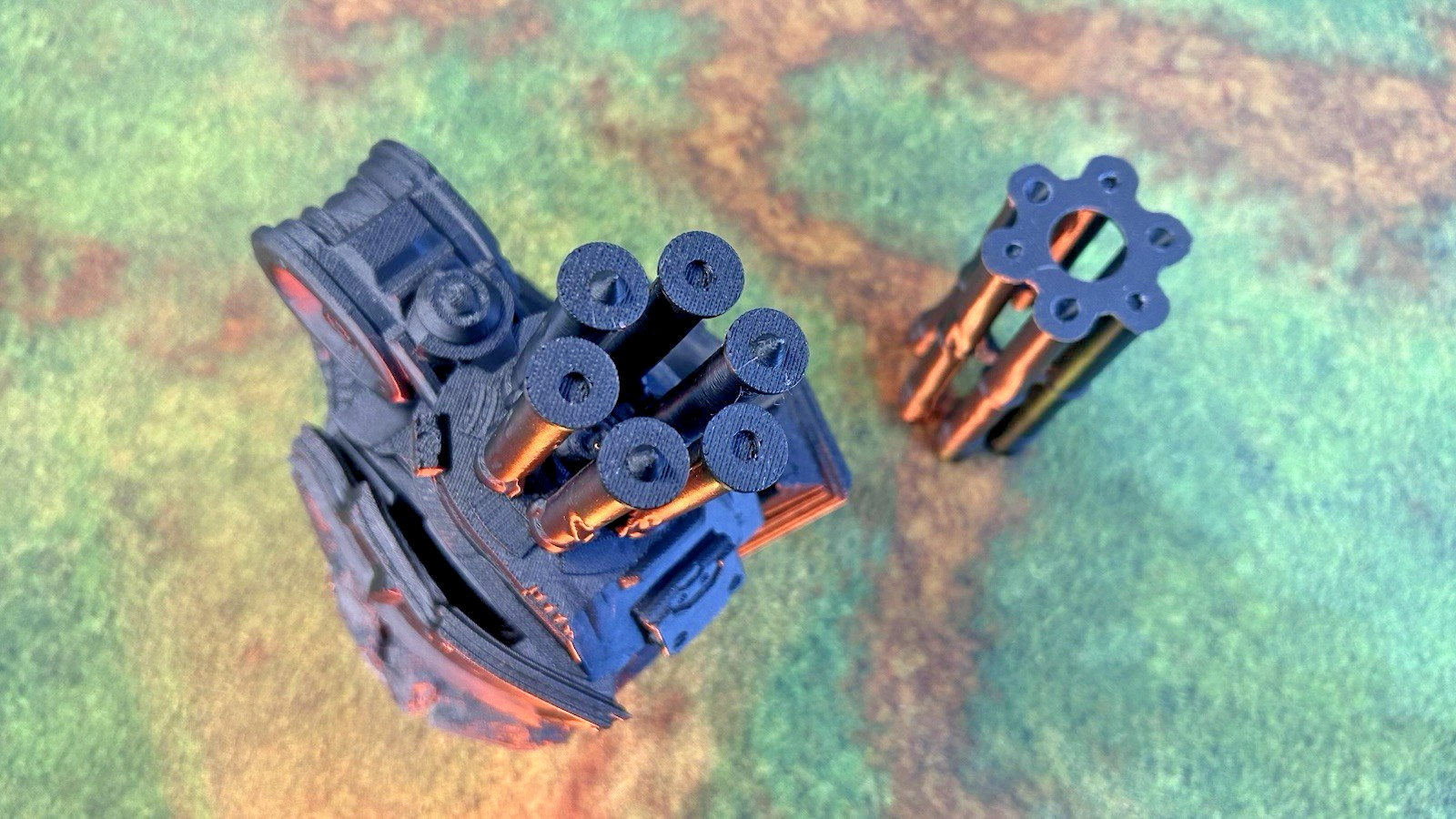 Tabletop Terrain - Fallen Titan - Perfect for Warhammer 40K/Kill Team: 7 pcs