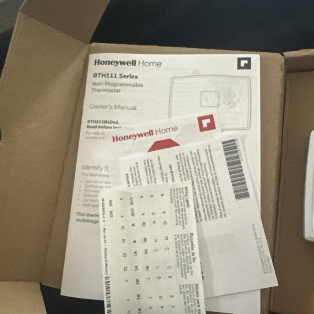 Honeywell RTH111B Non-Programmable Thermostat White