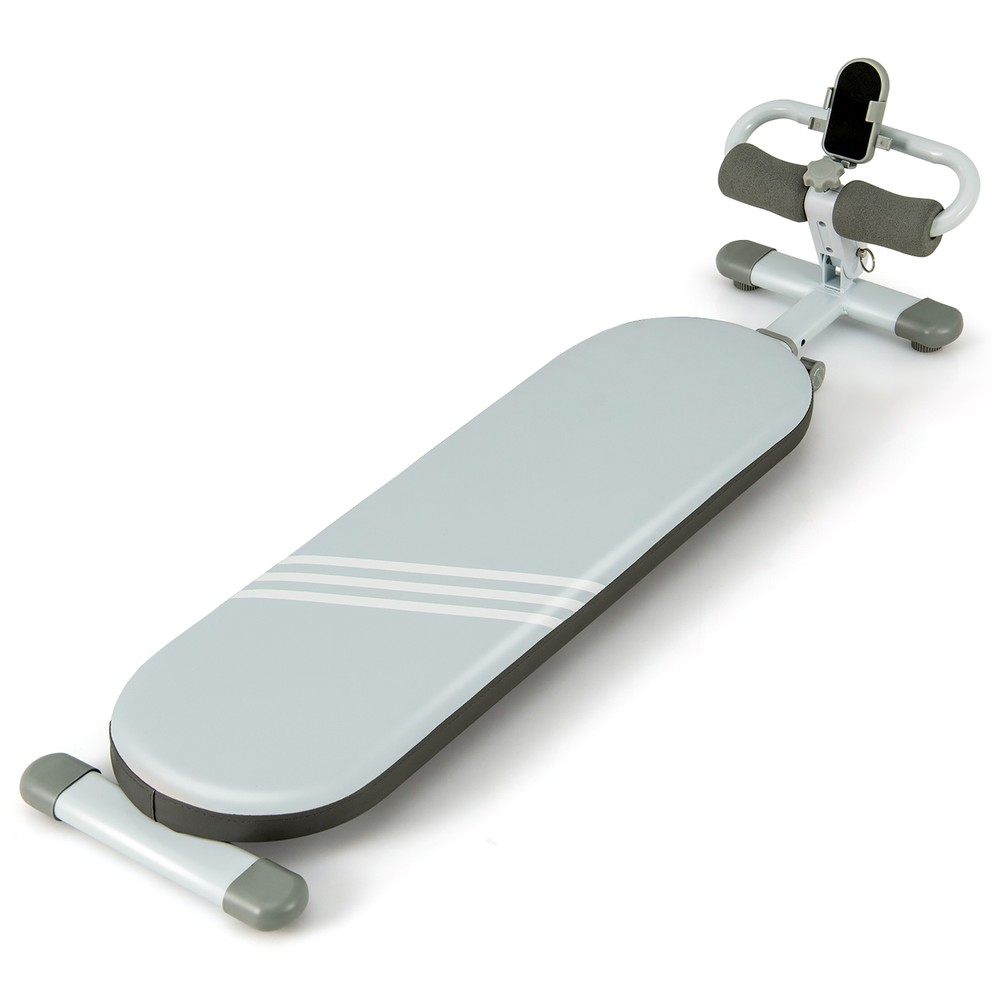 Multifunctional Sit Up Bench w/3 Gear Adjustable Angles & Adjustable Length Blue