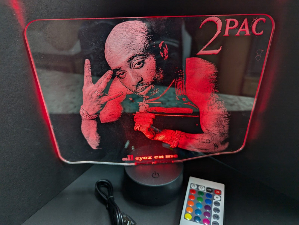 2 Pac Shakur Large L.E.D. Sign Display