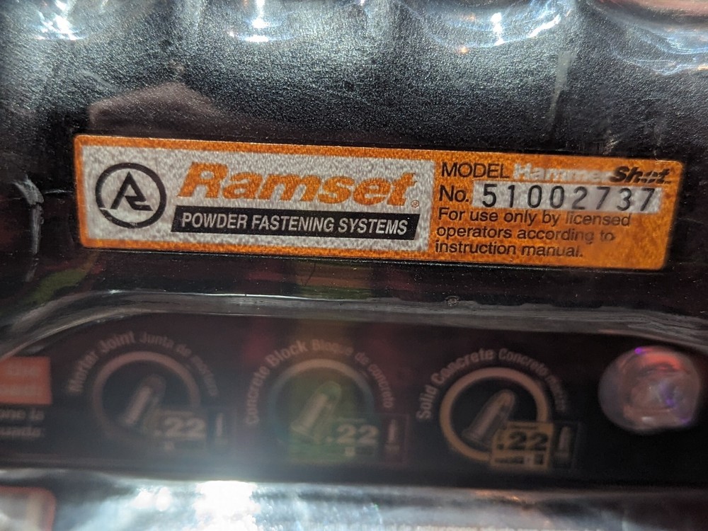 Ramset 00022 HammerShot Low Velocity Powder Actuated Tool