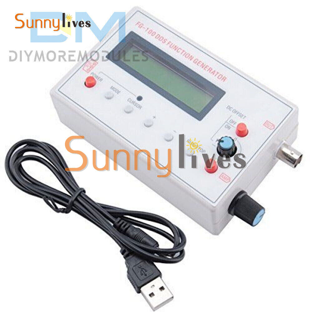 DDS Function Signal Generator Module FG-100 1HZ-500KHz Sine +Square Wave 3.7-10V