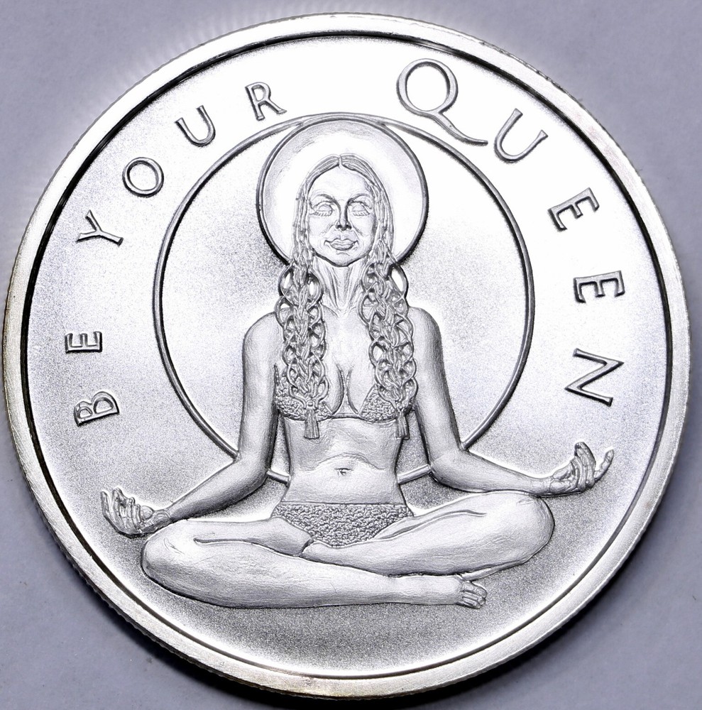 2018 Be Your Queen Silver Shield 1oz .999 Silver #0945