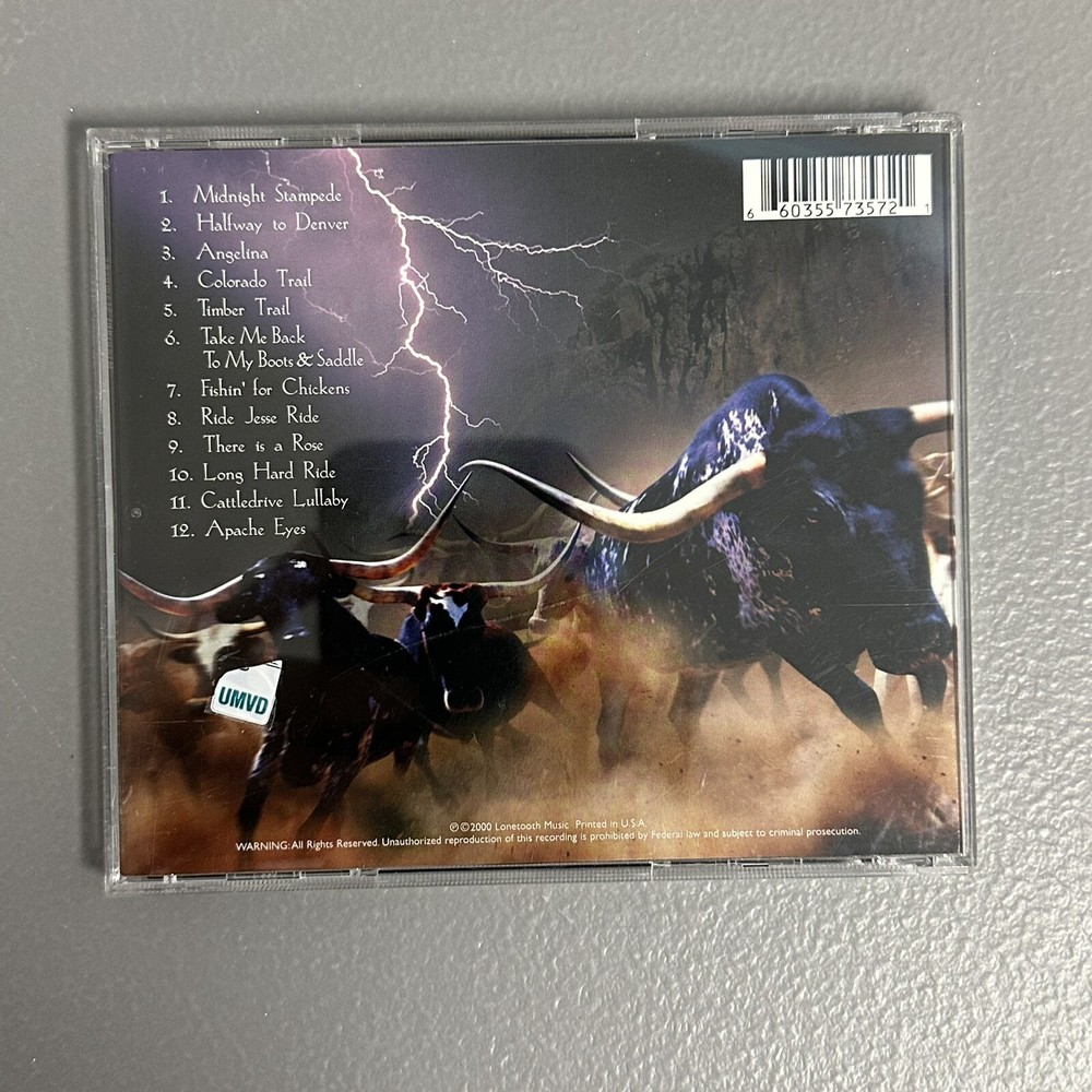 lloyd morris midnight stampede CD Autographed Signed
