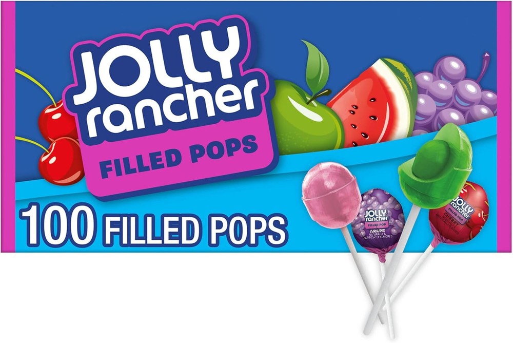 J RANCHER Filled s Assorted Fruit Flavored Candy Box, (100 Pieces)