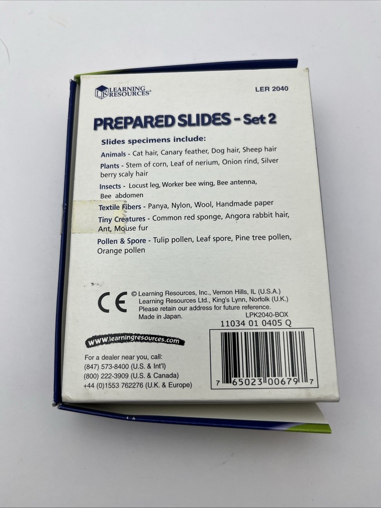 Learning Resources Prepared Slides Set 2 Grades 3+ #LER 2040 6 Slides