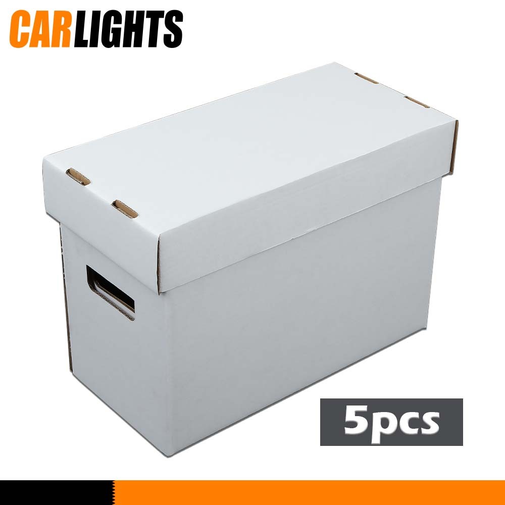 5Pcs Comic Books Storage Boxes Short Holds 150-175 Stackable Durable Archive