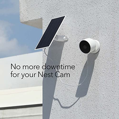Solar Panel, Solar Panel Charger for Google Nest Cam 1 Pack - Solar Panel