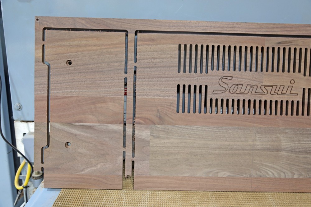 Sansui 8080/9090 Custom Made Cabinet Solid American Black Walnut