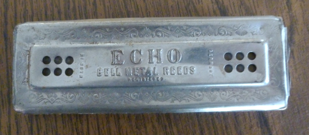 Harmonica ECHO M HOHNER GERMANY  (H) BIIG SIZE WITH TWO ROW FROM EACH SIDE
