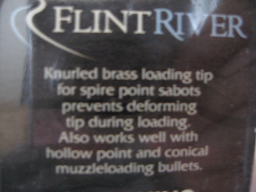 Flint River Muzzleloader Black Powder .50 Cal. Loading Tip Cleaning Jag - 9069