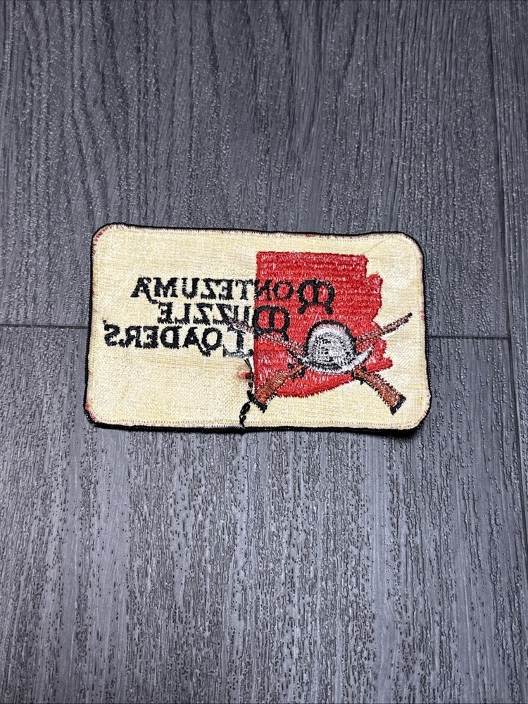 Montezuma Muzzle Loaders Vintage Patch 4.75"X3" New