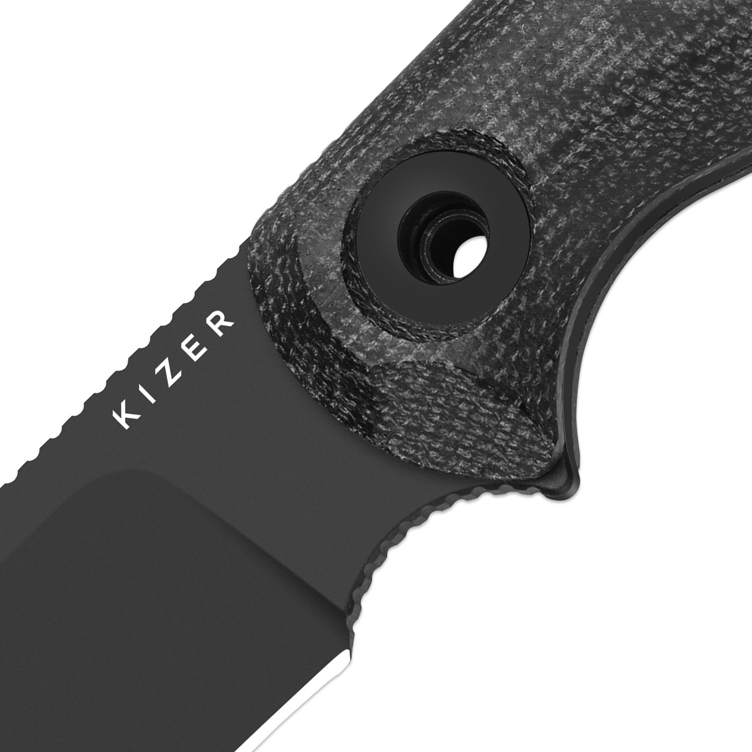 Kizer Drop Bear Fix 3 Fixed Knife 1095 Blade Micarta Handle Medium Size 1101A3