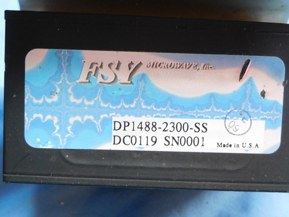 FSY Microwave DP1488-2300-SS DC0119 Filter