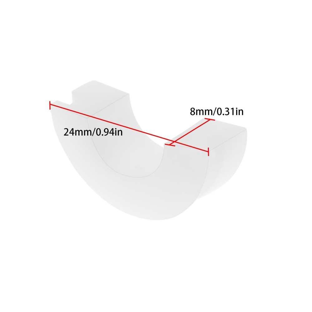 Micro Traders 2 Sets Plastic RC Clutch Shoes with Spring Adjustment...