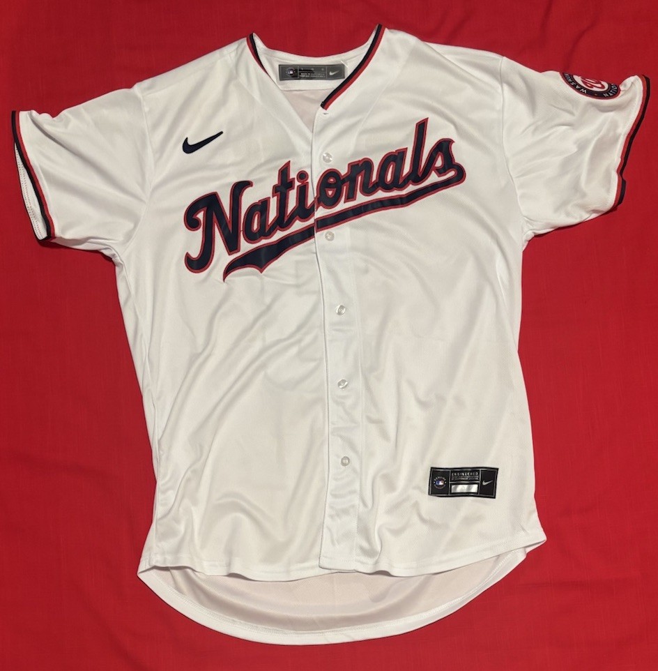 Dylan Crews MLB Baseball Autographed Signed Custom Washington Jersey JSA