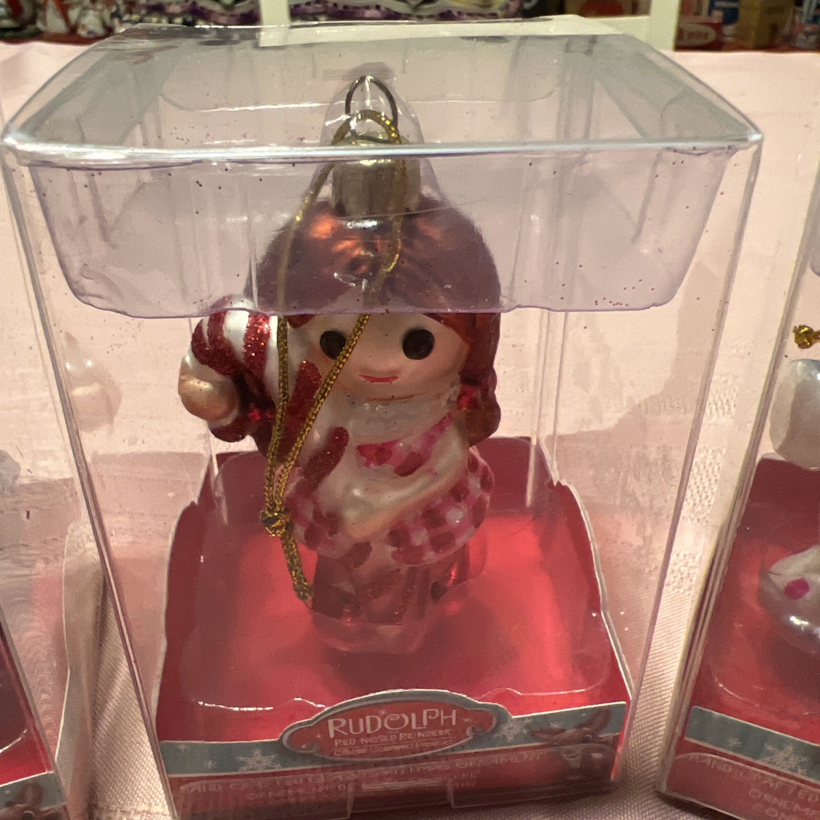 4 Kurt Adler Rudolph The Red Nose Reindeer Misfit Toys Glass Ornaments