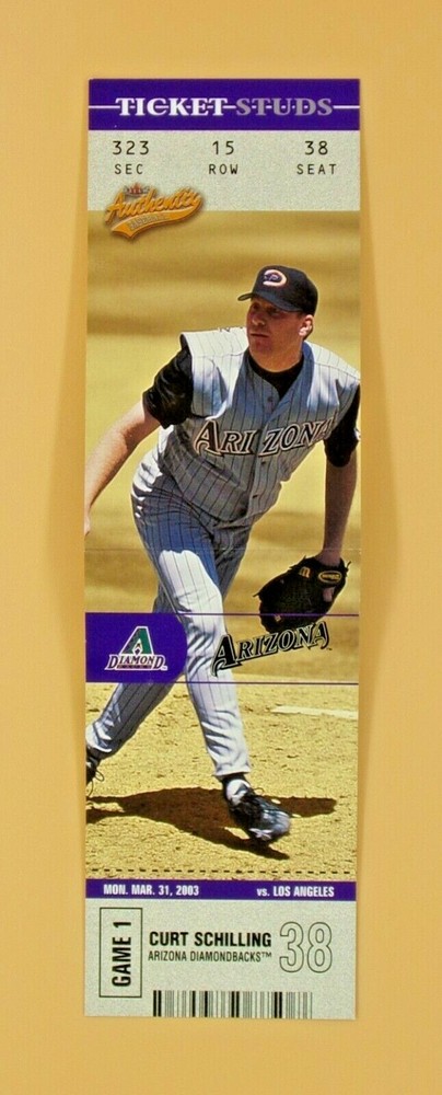 2003 Fleer Authentix Ticket Studs - Pick Your Card