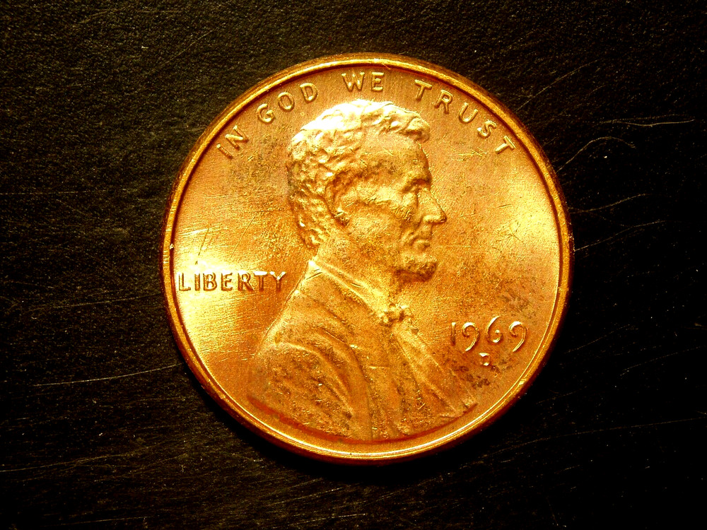 1969-D  UNC LINCOLN MEMORIAL CENT #5