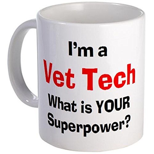 11oz mug VET TECH - Ceramic Printed Coffee Tea Cup Gift