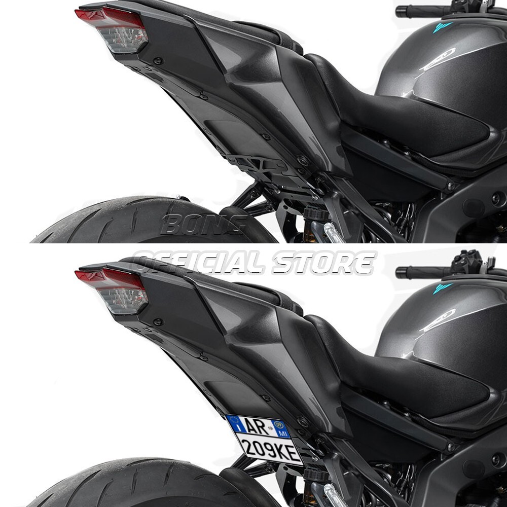 For MT09 License Plate Holder LOW-MOUNT FENDER ELIMINATOR BRACKET MT-09 2024