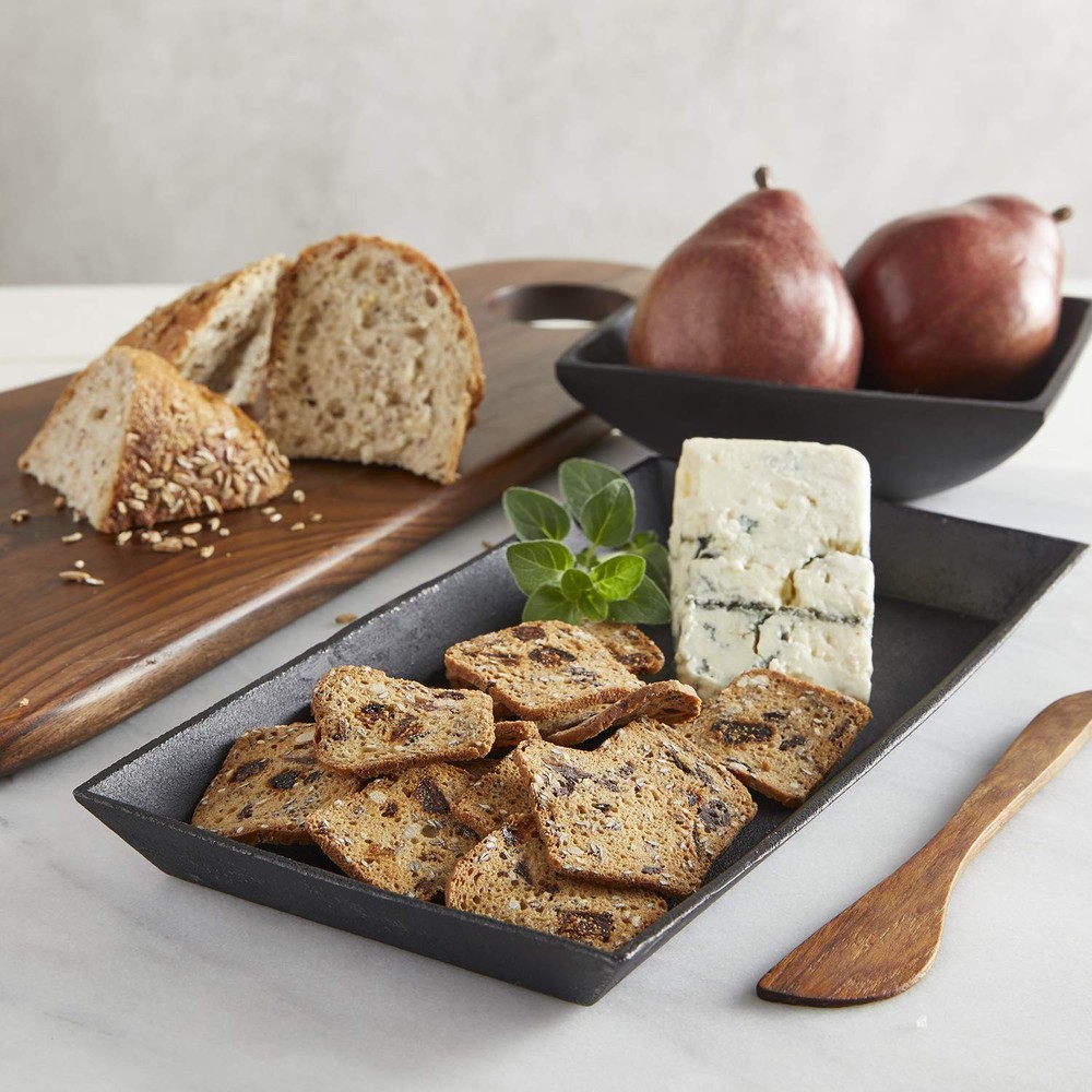 Durable Cast Iron Serving Tray, 10.2 x 5.80-Inches, Rectangular