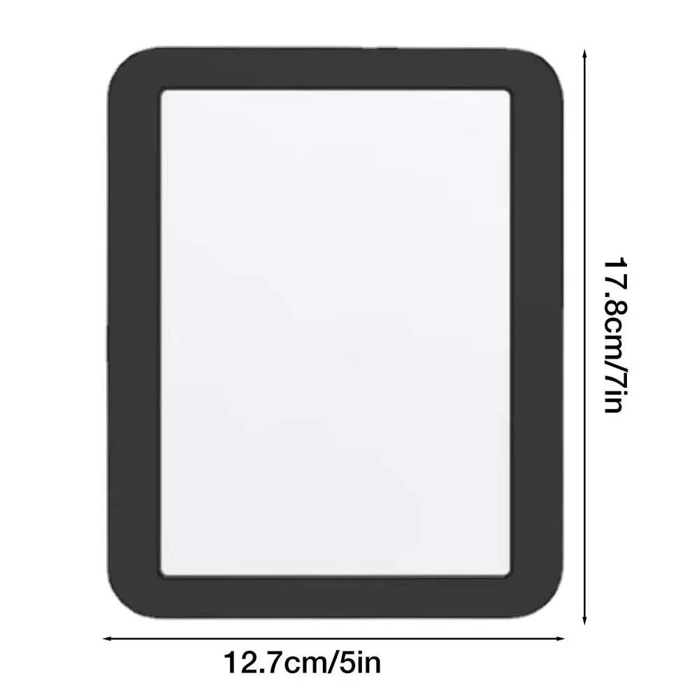 12.5*18Cm Locker Mirror Magnet Small Locker Mirror Portable Rectangular Hanging
